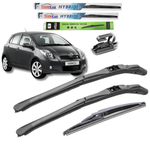 Auto si Moto - Intretinere auto - Stergatoare - Stergatoare TeamCar® Toyota Yaris II (2005–2011) – Set Complet Hybrid - Infinity.ro