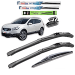 Auto si Moto - Intretinere auto - Stergatoare - Stergatoare Nissan Qashqai J10 TeamCar® (2007–2013) – Set Complet Hybrid - Infinity.ro