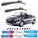 Auto si Moto - Intretinere auto - Stergatoare - Stergatoare TeamCar® Peugeot 207 CC (2006–2014) – Set fata - Infinity.ro