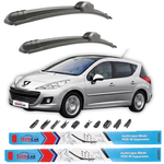 Auto si Moto - Intretinere auto - Stergatoare - Stergatoare TeamCar® Peugeot 207 SW (2006–2014) – Set fata - Infinity.ro