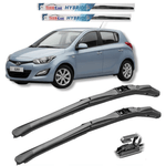 Auto si Moto - Intretinere auto - Stergatoare - Stergatoare TeamCar® Hyundai i20 I (2008–2014) – Set fata Hybrid - Infinity.ro