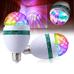 Casa si Gradina - Corpuri si surse de iluminat - Becuri si tuburi neon - Becuri - Lumina Magica de Craciun – Efecte RGB Rotative, 3W, Soclu E27 - Infinity.ro