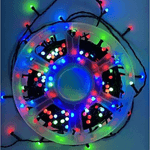 Casa si Gradina - Corpuri si surse de iluminat - Iluminat exterior - Instalatii luminoase exterior - Rola Instalatie de Craciun Liniara , Pentru Interior/Exterior, Rola 100m, Multicolor - Infinity.ro