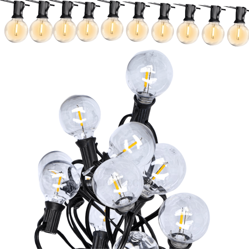 Casa si Gradina - Decoratiuni - Decoratiuni petrecere - Bannere si ghirlande decorative - Ghirlanda LED, Flag Light, 10 becuri, G40 E12, 5 m - Infinity.ro