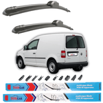 Auto si Moto - Intretinere auto - Stergatoare - Stergatoare Volkswagen Caddy III Panel Van Vitrat 2010–2015 – Set fata - Infinity.ro