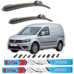 Auto si Moto - Intretinere auto - Stergatoare - Stergatoare Volkswagen Caddy III Panel Van (GP) 2010–2015 – Set fata - Infinity.ro