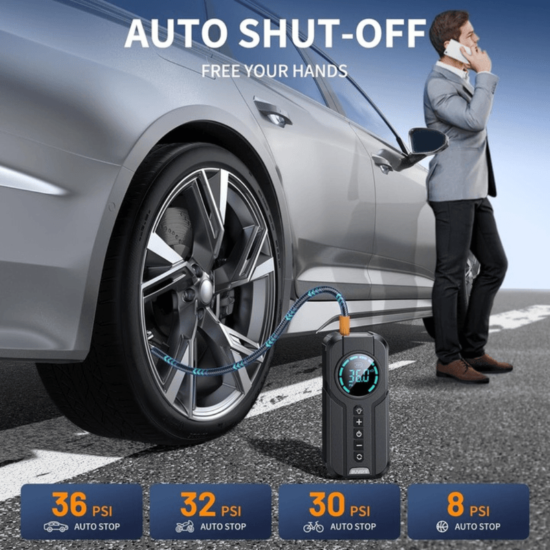 Auto si Moto - Reparatii si depanare - Redresoare - Starter auto si compresor aer 2-in-1,  powerbank USB, redresor auto portabil, clesti inteligenti si husa transport - Infinity.ro