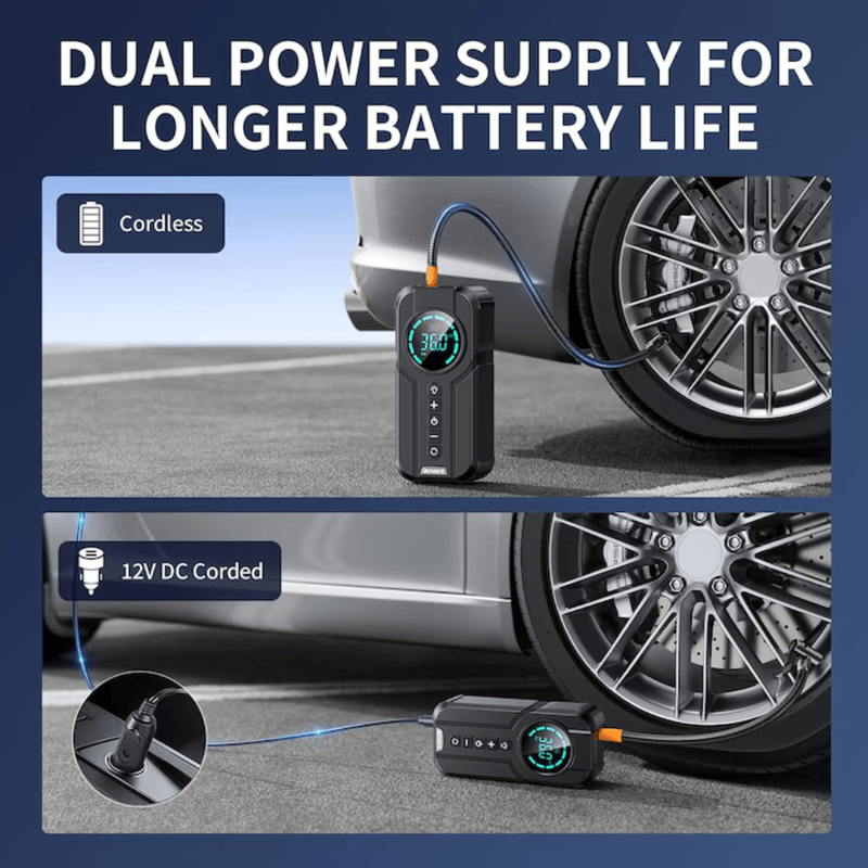 Auto si Moto - Reparatii si depanare - Redresoare - Starter auto si compresor aer 2-in-1,  powerbank USB, redresor auto portabil, clesti inteligenti si husa transport - Infinity.ro