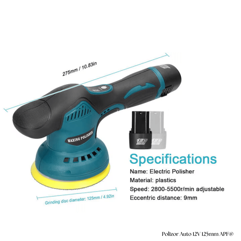 Casa si Gradina - Constructii - Scule electrice si accesorii - Polizoare - Polizor auto fara fir APF, 12V, 8 viteze, set complet accesorii, design ergonomic - Infinity.ro