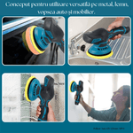 Casa si Gradina - Constructii - Scule electrice si accesorii - Polizoare - Polizor auto fara fir APF, 12V, 8 viteze, set complet accesorii, design ergonomic - Infinity.ro