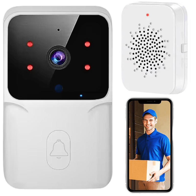 Casa si Gradina - Electrice - Accesorii electrice - Sonerii electrice - Sonerie de Usa cu Camera Video si WI-FI M8 – Sistem Smart Tuya pentru Monitorizare la Distanta si Securitate Acasa - Infinity.ro