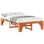 Casa si Gradina - Mobilier - Paturi si accesorii - Paturi - Cadru de pat Maro 120 x 190 cm Lemn de pin masiv - Infinity.ro