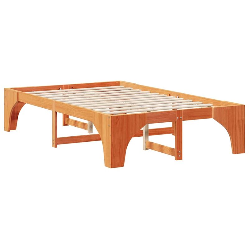 Casa si Gradina - Mobilier - Paturi si accesorii - Paturi - Cadru de pat Maro 120 x 190 cm Lemn de pin masiv - Infinity.ro