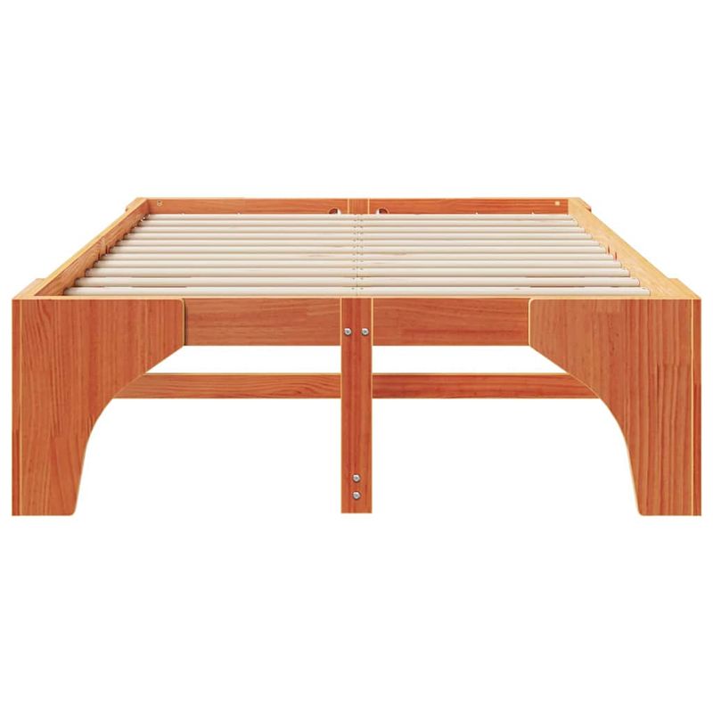 Casa si Gradina - Mobilier - Paturi si accesorii - Paturi - Cadru de pat Maro 120 x 190 cm Lemn de pin masiv - Infinity.ro
