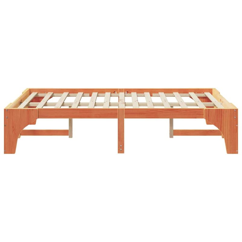 Casa si Gradina - Mobilier - Paturi si accesorii - Paturi - Cadru de pat Maro 120 x 190 cm Lemn de pin masiv - Infinity.ro