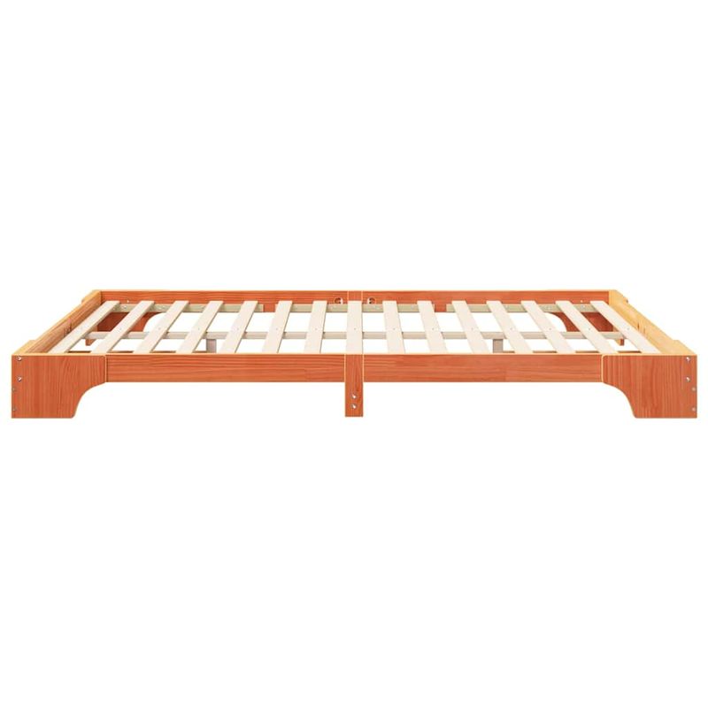 Casa si Gradina - Mobilier - Paturi si accesorii - Paturi - Cadru de pat Maro 160 x 210 cm Lemn de pin masiv - Infinity.ro