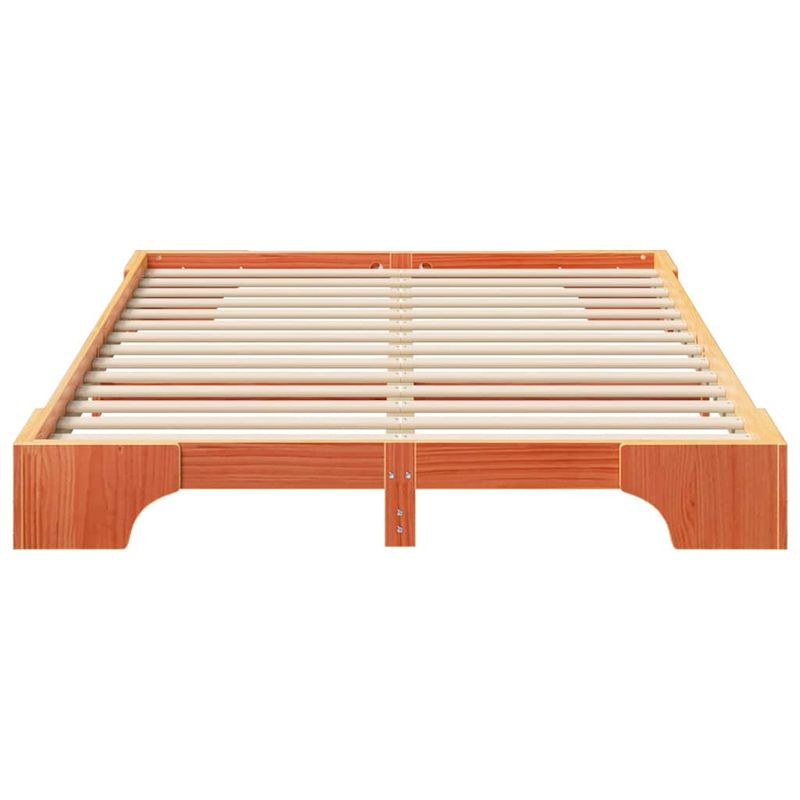 Casa si Gradina - Mobilier - Paturi si accesorii - Paturi - Cadru de pat Maro 140 x 210 cm Lemn de pin masiv - Infinity.ro