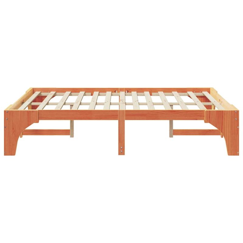 Casa si Gradina - Mobilier - Paturi si accesorii - Paturi - Cadru de pat Maro 140 x 200 cm Lemn de pin masiv - Infinity.ro