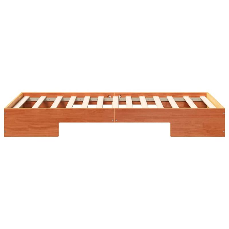 Casa si Gradina - Mobilier - Paturi si accesorii - Paturi - Cadru de pat de podea Maro 80 x 200 cm Lemn masiv de pin - Infinity.ro