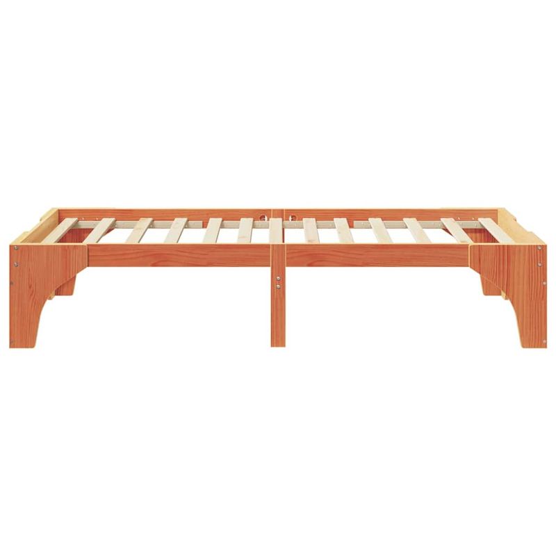 Casa si Gradina - Mobilier - Paturi si accesorii - Paturi - Cadru de pat Maro 75 x 190 cm Lemn de pin masiv - Infinity.ro