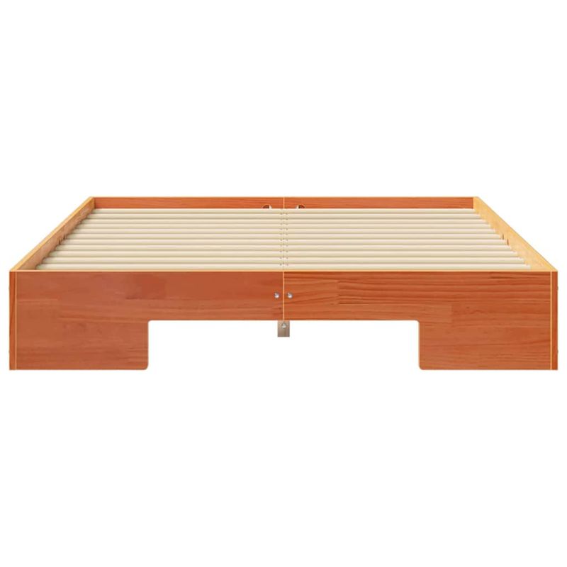 Casa si Gradina - Mobilier - Paturi si accesorii - Paturi - Cadru de pat de podea Maro 120 x 190 cm Lemn masiv de pin - Infinity.ro