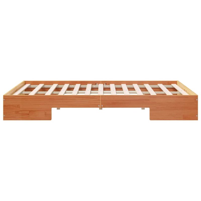 Casa si Gradina - Mobilier - Paturi si accesorii - Paturi - Cadru de pat de podea Maro 120 x 190 cm Lemn masiv de pin - Infinity.ro
