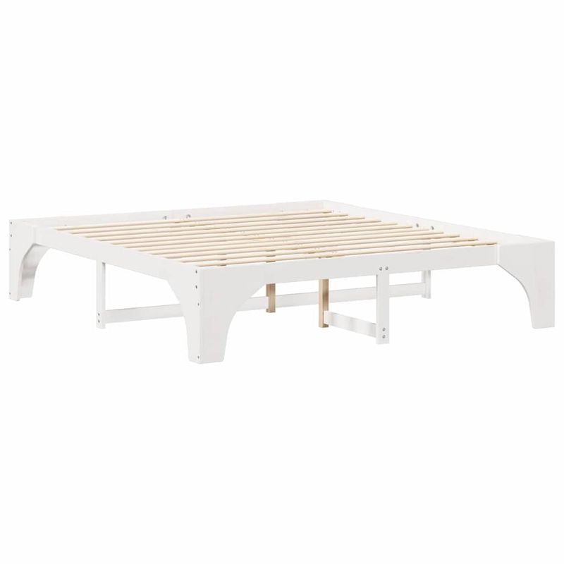 Casa si Gradina - Mobilier - Paturi si accesorii - Paturi - Cadru de pat Alb 180 x 200 cm Lemn de pin masiv - Infinity.ro