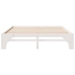 Casa si Gradina - Mobilier - Paturi si accesorii - Paturi - Cadru de pat Alb 180 x 200 cm Lemn de pin masiv - Infinity.ro