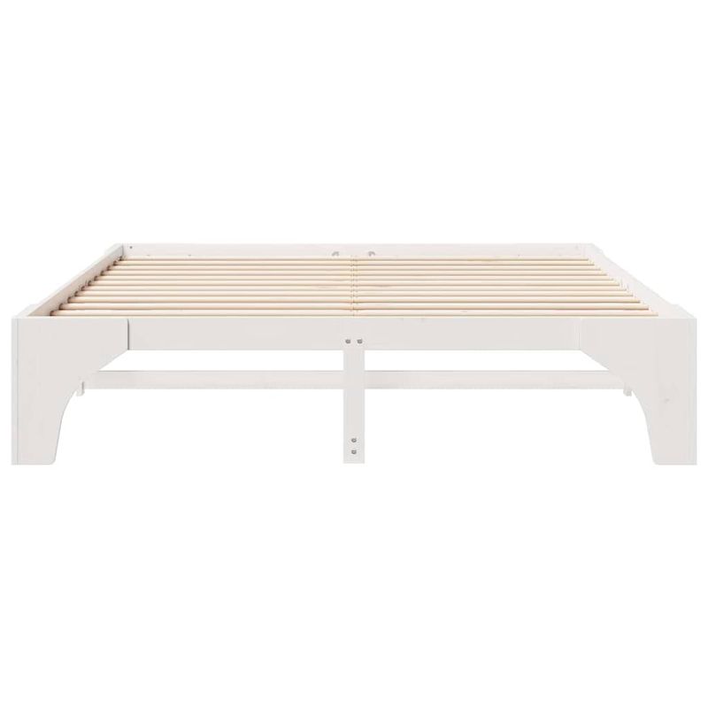 Casa si Gradina - Mobilier - Paturi si accesorii - Paturi - Cadru de pat Alb 180 x 200 cm Lemn de pin masiv - Infinity.ro