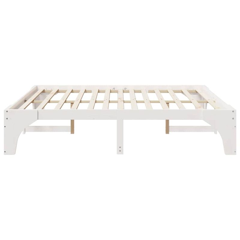 Casa si Gradina - Mobilier - Paturi si accesorii - Paturi - Cadru de pat Alb 180 x 200 cm Lemn de pin masiv - Infinity.ro
