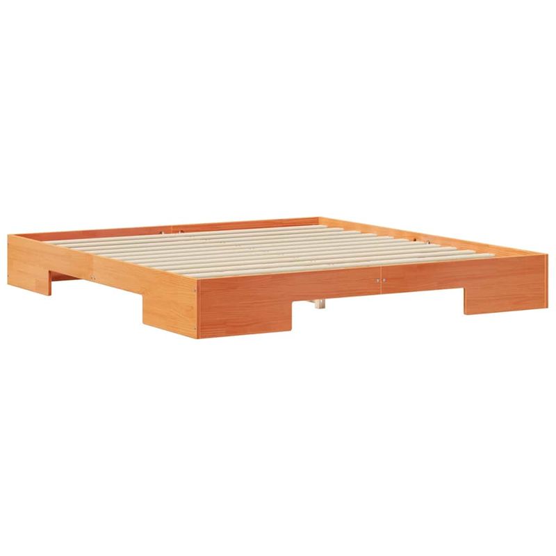 Casa si Gradina - Mobilier - Paturi si accesorii - Paturi - Cadru de pat de podea Maro 180 x 200 cm Lemn masiv de pin - Infinity.ro