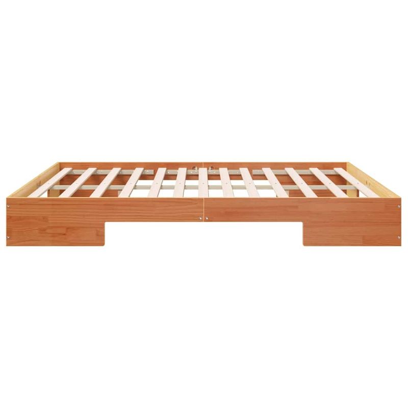 Casa si Gradina - Mobilier - Paturi si accesorii - Paturi - Cadru de pat de podea Maro 180 x 200 cm Lemn masiv de pin - Infinity.ro