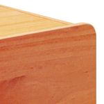 Casa si Gradina - Mobilier - Comode si corpuri - Noptiere - Noptiera Maroniu cerat 39 x 34 x 33 cm Lemn masiv de pin - Infinity.ro