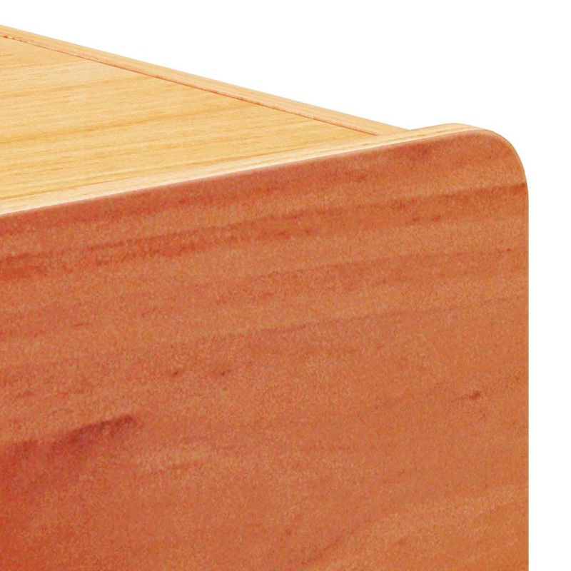 Casa si Gradina - Mobilier - Comode si corpuri - Noptiere - Noptiera Maroniu cerat 39 x 34 x 33 cm Lemn masiv de pin - Infinity.ro