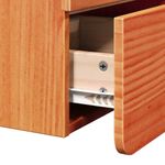 Casa si Gradina - Mobilier - Comode si corpuri - Noptiere - Noptiera Maroniu cerat 39 x 34 x 33 cm Lemn masiv de pin - Infinity.ro