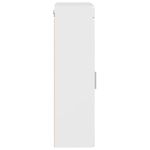 Casa si Gradina - Mobilier - Mobilier baie - Corpuri baie - Dulap de perete pentru baie TULUM Alb lucios 37 x 24,5 x 86 cm - Infinity.ro