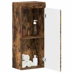Casa si Gradina - Mobilier - Mobilier baie - Corpuri baie - Dulap de perete pentru baie TULUM Stejar fumuriu Lemn compozit - Infinity.ro