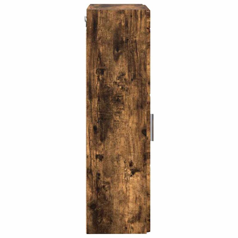 Casa si Gradina - Mobilier - Mobilier baie - Corpuri baie - Dulap de perete pentru baie TULUM Stejar fumuriu Lemn compozit - Infinity.ro