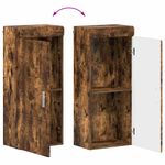 Casa si Gradina - Mobilier - Mobilier baie - Corpuri baie - Dulap de perete pentru baie TULUM Stejar fumuriu Lemn compozit - Infinity.ro
