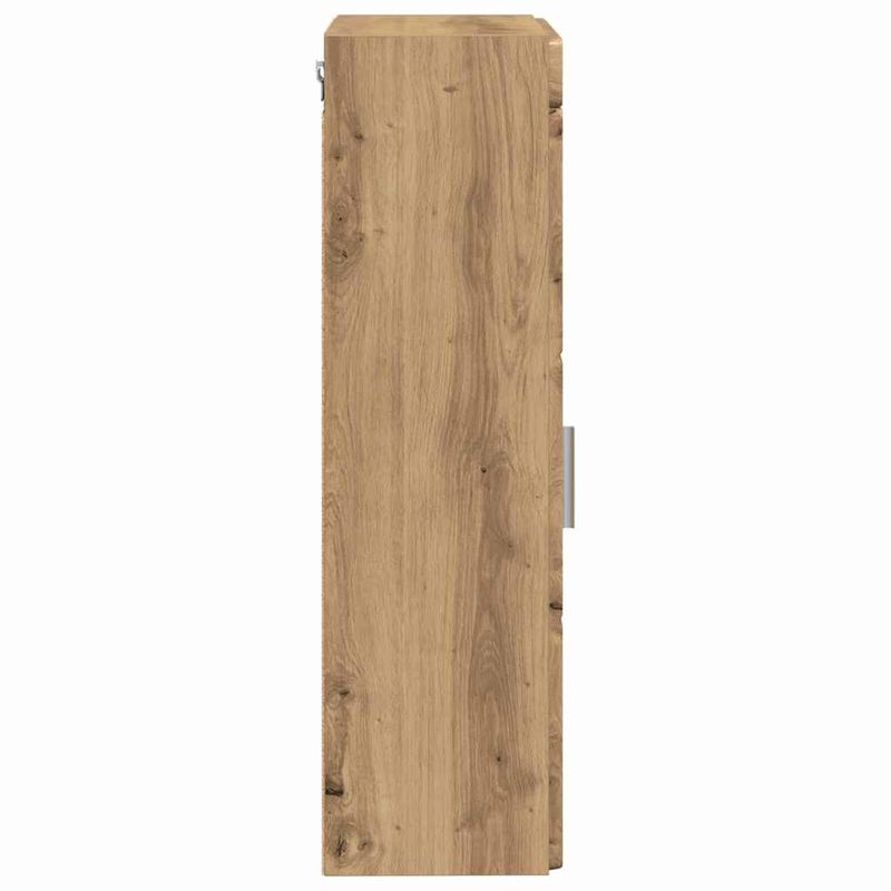 Casa si Gradina - Mobilier - Mobilier baie - Corpuri baie - Dulap de perete pentru baie cu raft TULUM Stejar Artizanal - Infinity.ro
