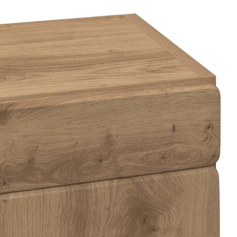 Casa si Gradina - Mobilier - Mobilier baie - Corpuri baie - Dulap de perete pentru baie cu raft TULUM Stejar Artizanal - Infinity.ro