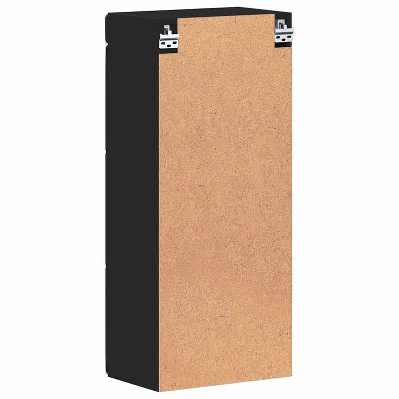 Casa si Gradina - Mobilier - Mobilier baie - Corpuri baie - Dulap de perete pentru baie TULUM Negru 37 x 24,5 x 86 cm - Infinity.ro