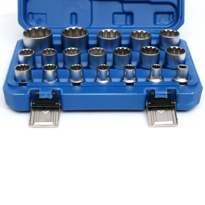 Casa si Gradina - Constructii - Scule de mana si unelte - Chei si truse chei - Set chei tubulare, Kraft&Dele KD10347, 19 piese - Infinity.ro