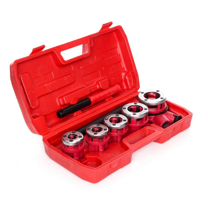 Casa si Gradina - Constructii - Scule electrice si accesorii - Seturi si accesorii pentru gaurit si insurubat - Set cupla filetat manuala, 5 piese, KD331, Kraft&Dele - Infinity.ro