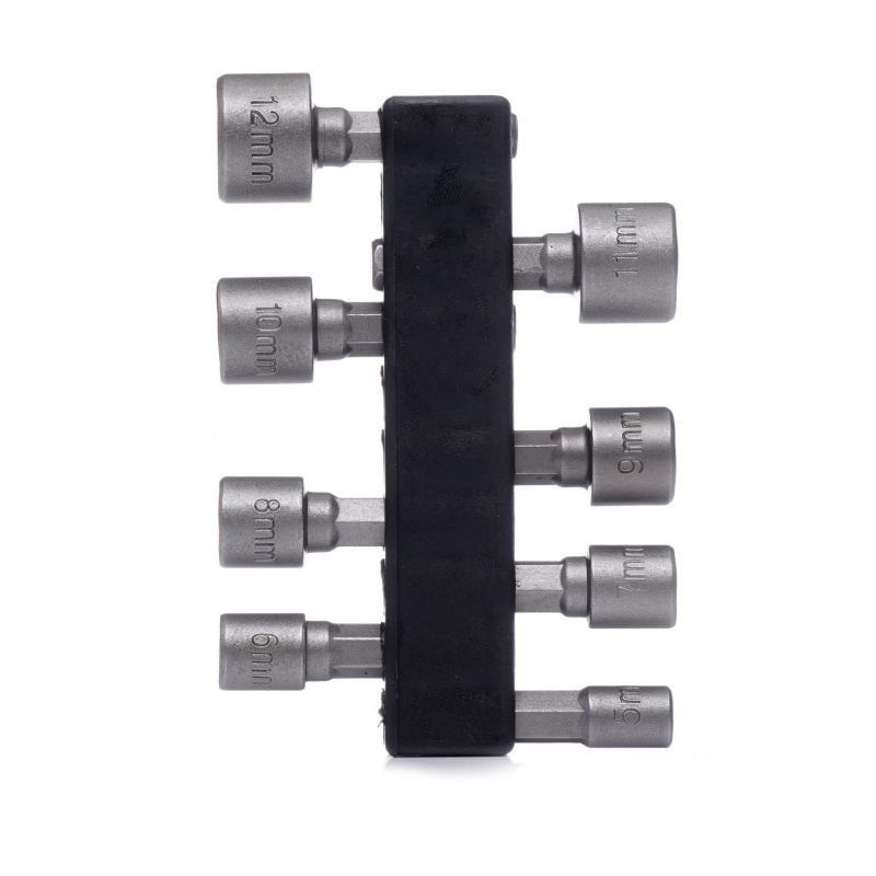 Casa si Gradina - Constructii - Scule electrice si accesorii - Seturi si accesorii pentru gaurit si insurubat - Set adaptoare, hexagonale 8 buc, KD10956, Kraft&Dele - Infinity.ro