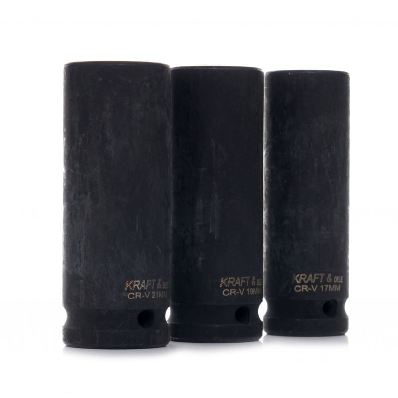 Casa si Gradina - Constructii - Scule de mana si unelte - Chei si truse chei - Set 3 chei tubulare impact, Kraft&Dele, 1/2", KD11750 - Infinity.ro