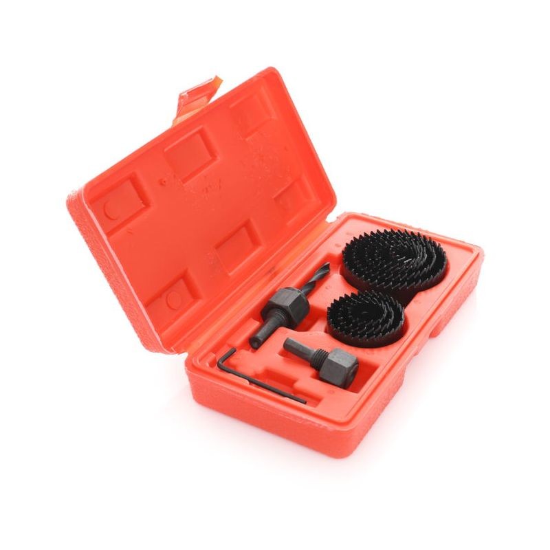 Casa si Gradina - Constructii - Scule electrice si accesorii - Seturi si accesorii pentru gaurit si insurubat - Set carote pentru lemn, 11 buc 19-64mm, KD10278, Kraft&Dele - Infinity.ro