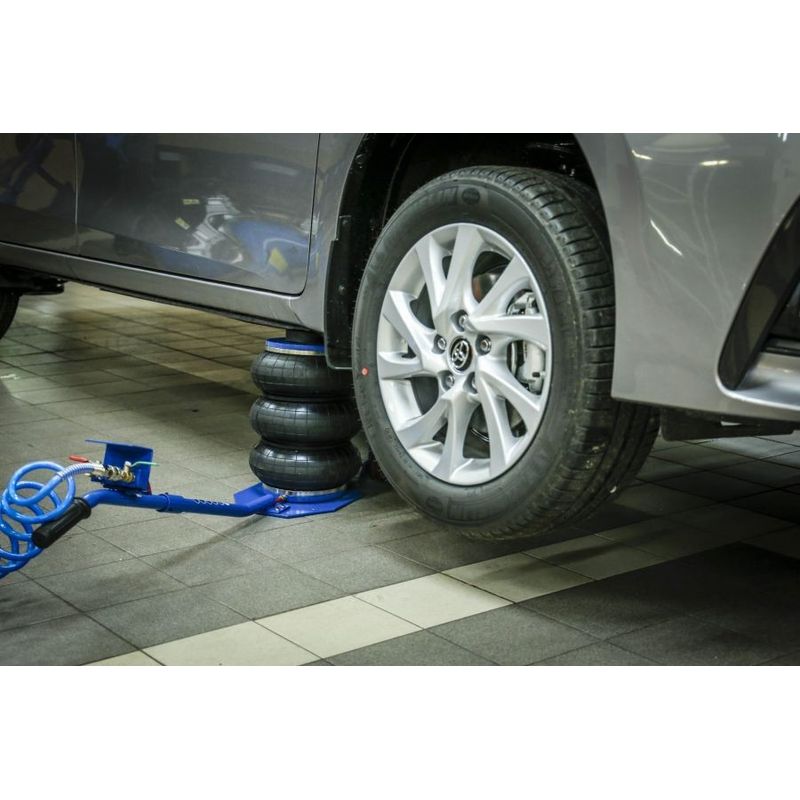 Auto si Moto - Reparatii si depanare - Scule auto - Echipamente de ridicare si sprijin - Cric pneumatic cu perna, BAUG, 3.5 tone cu maner lung pentru service auto, B3303 - Infinity.ro