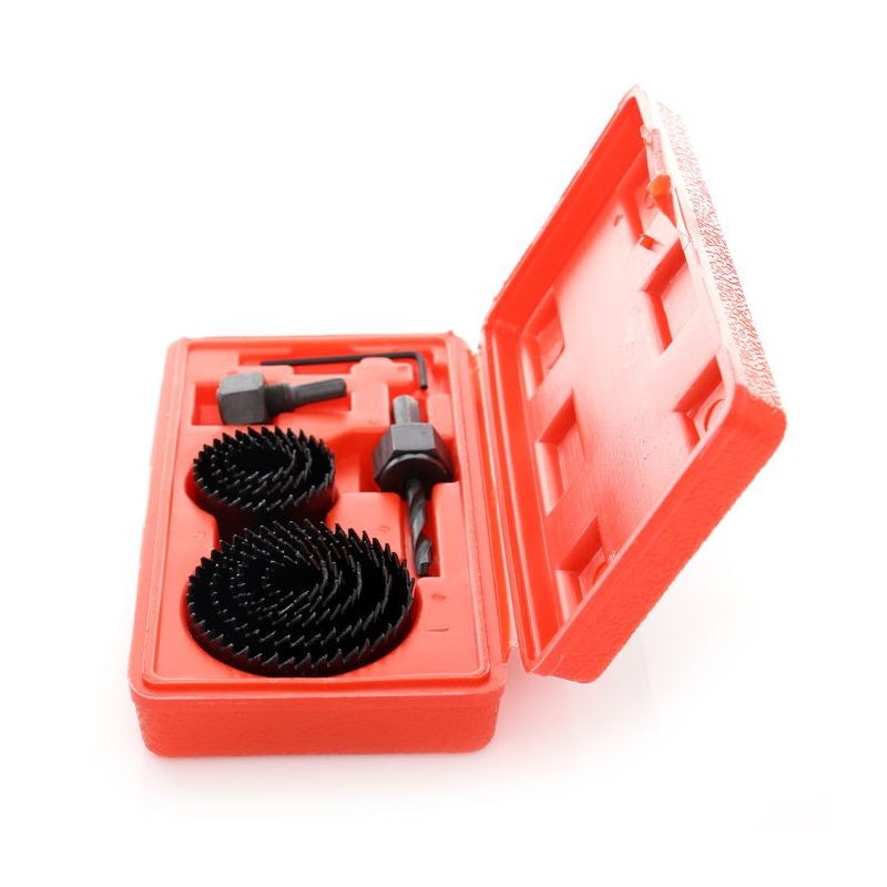 Casa si Gradina - Constructii - Scule electrice si accesorii - Seturi si accesorii pentru gaurit si insurubat - Set carote pentru lemn, 11 buc 19-64mm, KD10278, Kraft&Dele - Infinity.ro