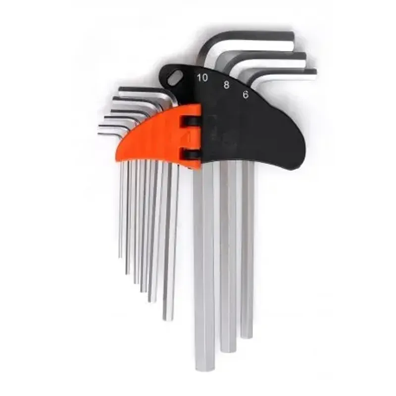 Casa si Gradina - Constructii - Scule de mana si unelte - Chei si truse chei - Set de imbusuri HEX, Kraft&Dele, 9 pese, otel, KD11932 - Infinity.ro